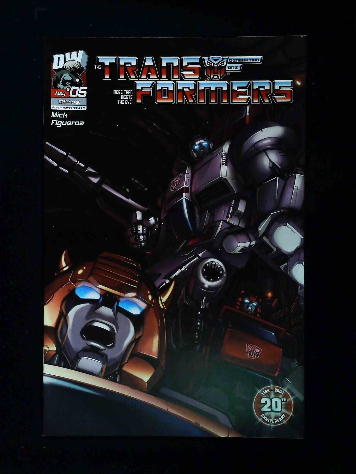 Transformers Generation 1 #5  Dreamwave Productions Comics 2004 Nm