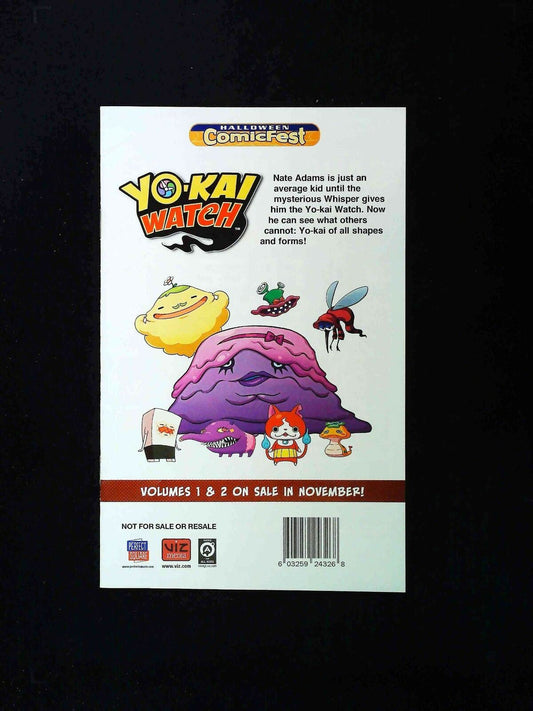 Yo-Kai Watch Halloween Comicfest #2015  Perfect Square Comics 2015 Vf+