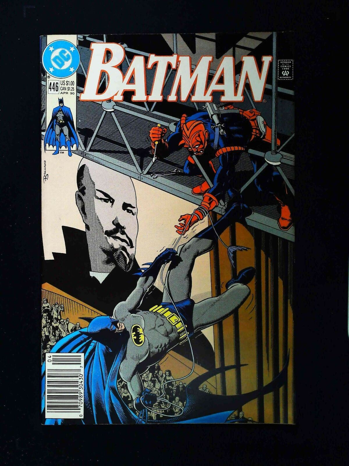 Batman #446  Dc Comics 1990 Vf+ Newsstand