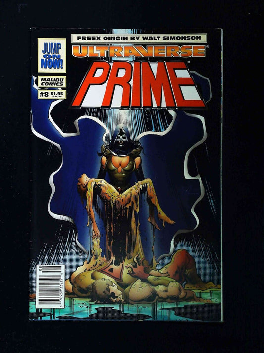 Prime #8  Malibu Comics 1994 Vf Newsstand