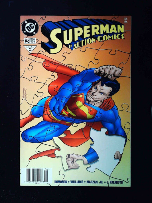 Action Comics #745  Dc Comics 1998 Vf+ Newsstand