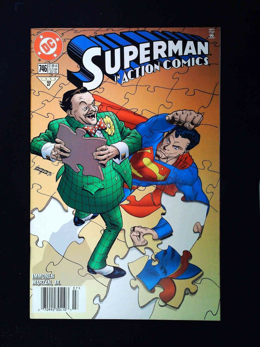 Action Comics #746  Dc Comics 1998 Vf+ Newsstand