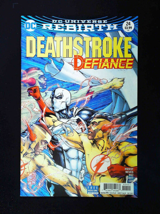 Deathstroke #24B (3Rd Series) Dc Comics 2017 Vf+ Davis And Delecki Variant