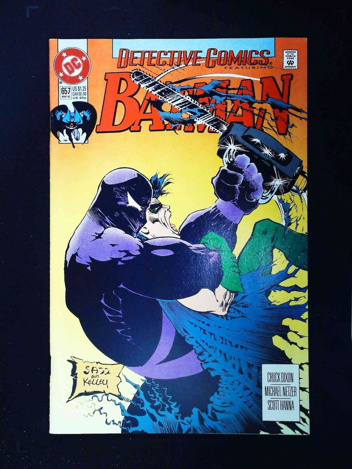 Detective Comics #657  Dc Comics 1993 Vf+