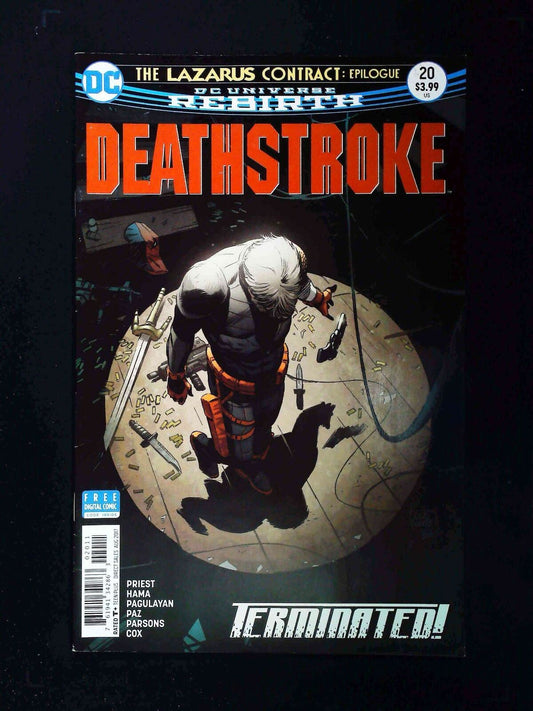 Deathstroke #20 (3Rd Series) Dc Comics 2017 Vf+