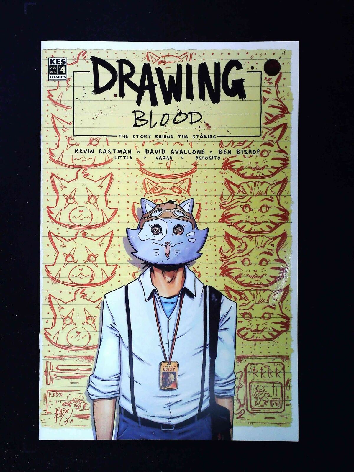 Drawing Blood Spilled Ink #4  Kevin Eastman Studios Comics 2019 Nm+