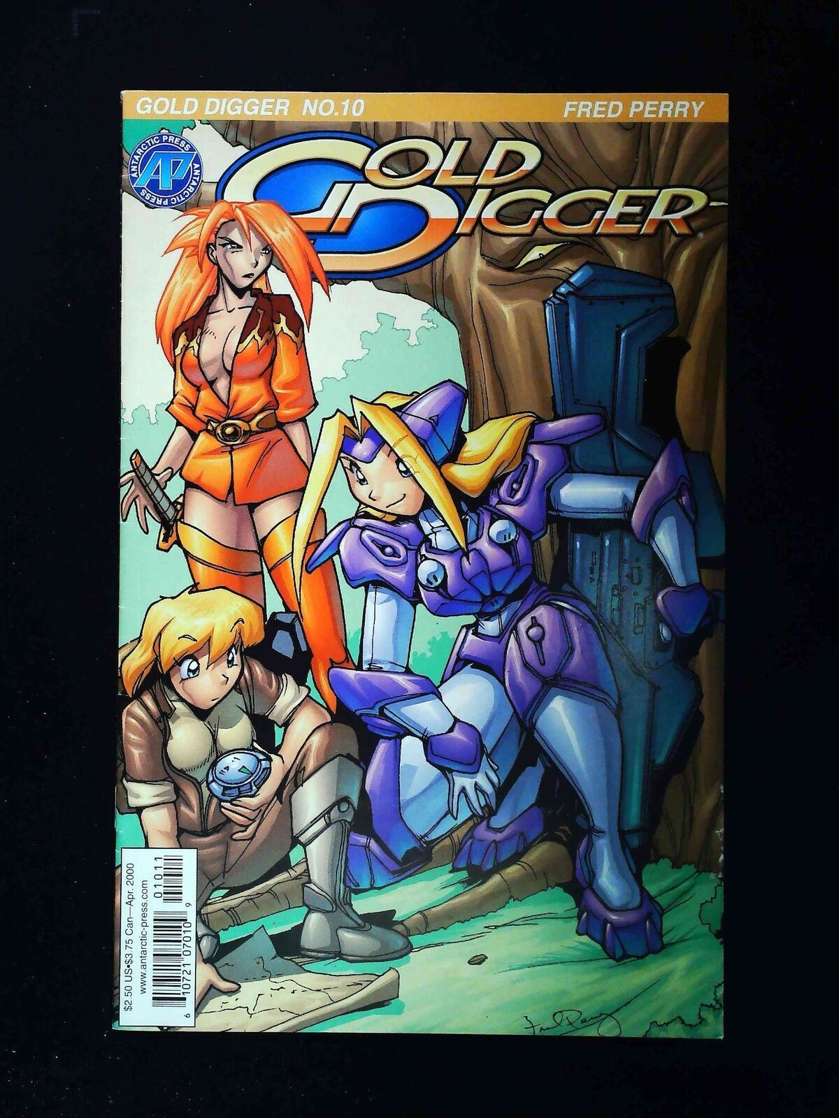 Gold Digger #10 (3Rd Series) Antarctic Comics 2000 Vf+