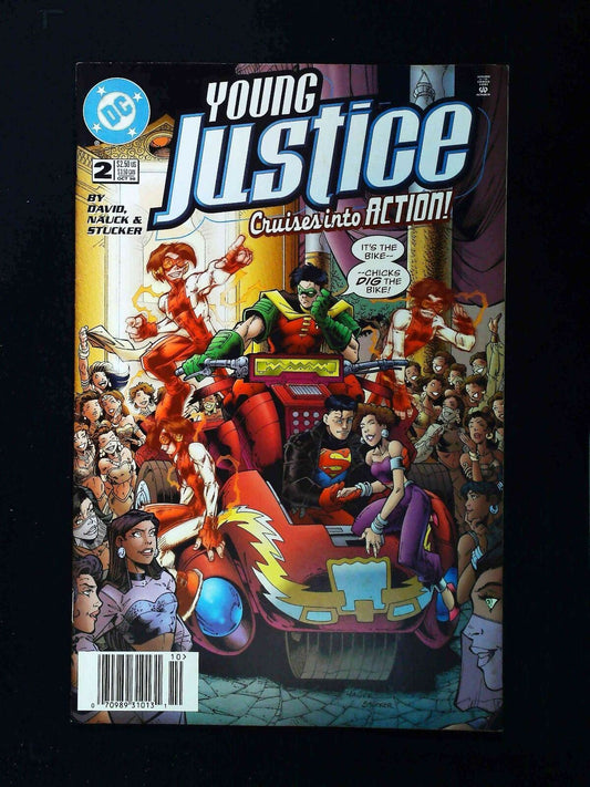 Young Justice #2  Dc Comics 1998 Vf- Newsstand