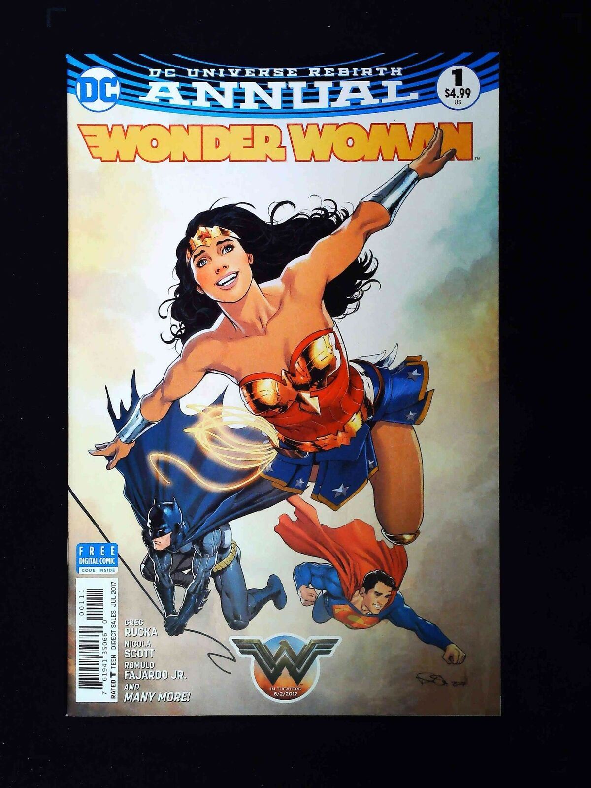 Wonder Woman Annual #1 (5Th Series) Dc Comics 2017 Nm+