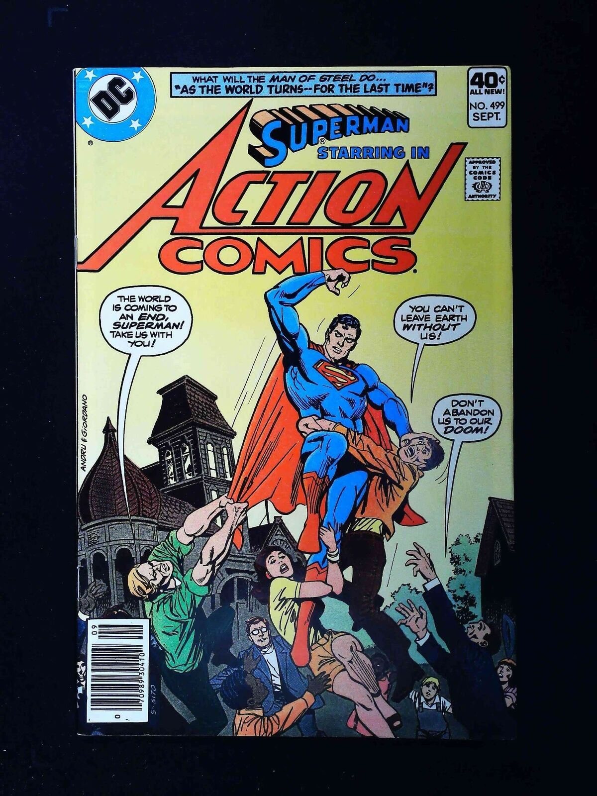 ACTION COMICS #499  DC COMICS 1979 VF+ NEWSSTAND