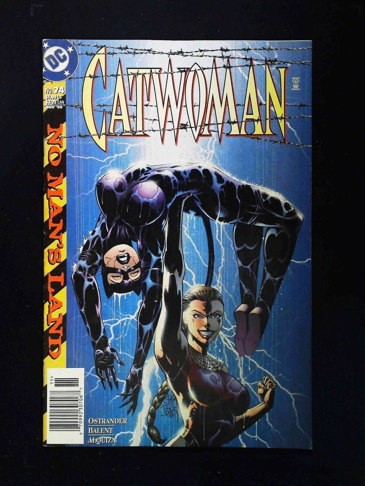 Catwoman #74 (2Nd Series) Dc Comics 1999 Vf+ Newsstand