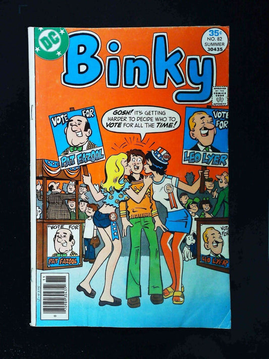 Binky #82  Dc Comics 1977 Fn Newsstand