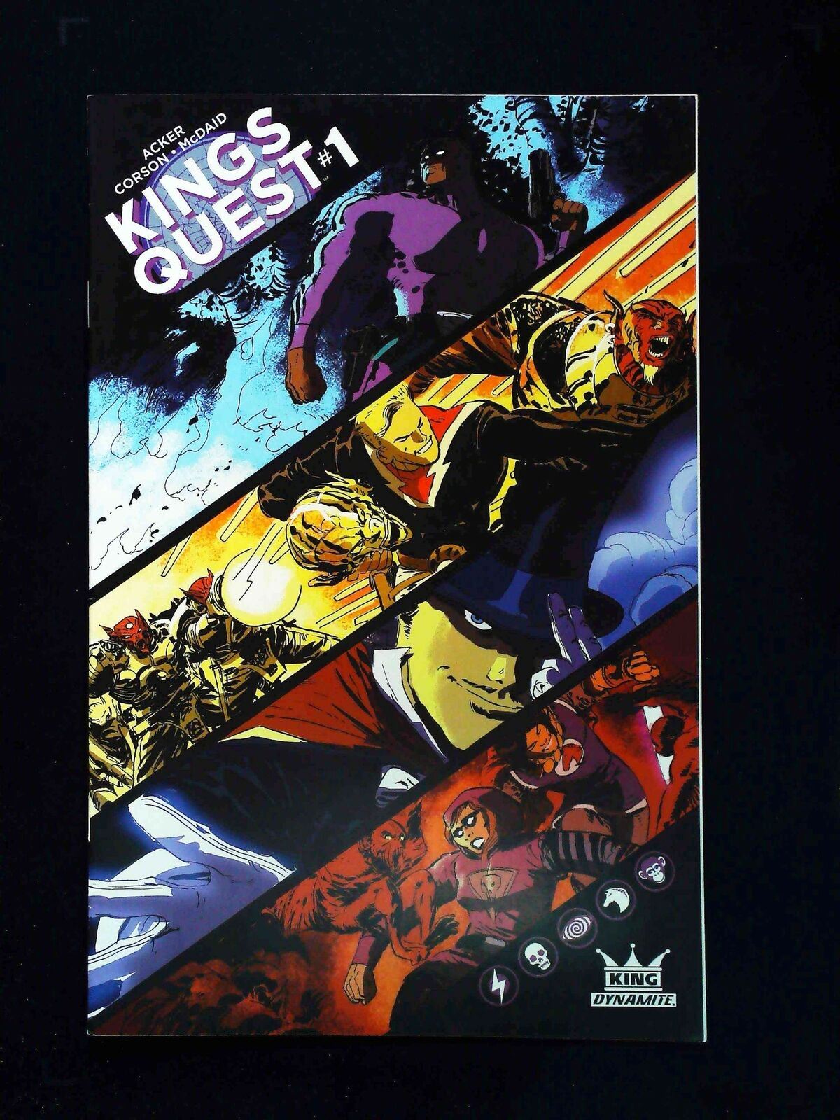 Kings Quest #1B  Dynamite Comics 2016 Vf+  Mcdaid Variant