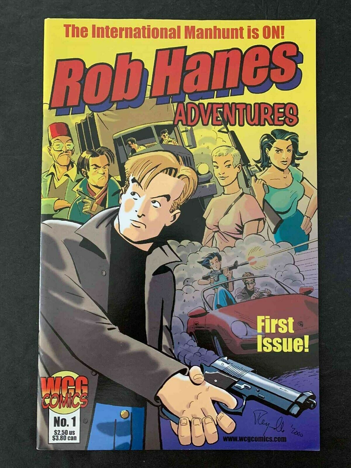 Rob Hanes Adventures Set # 1,2,3,4 Wcg Comics 2000-2001 Vf+