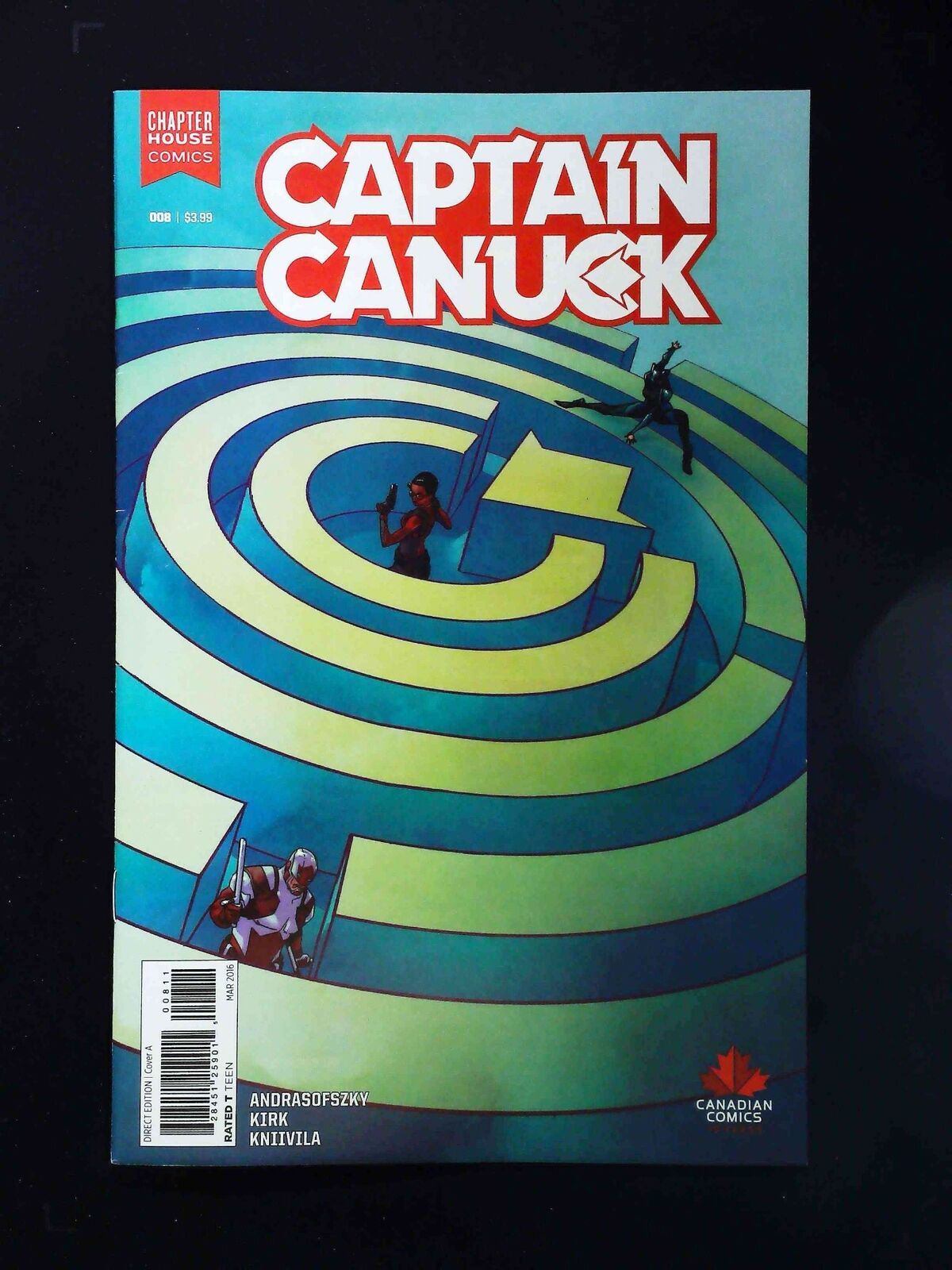 Captain Canuck #8  Chapterhouse Comics 2016 Vf+