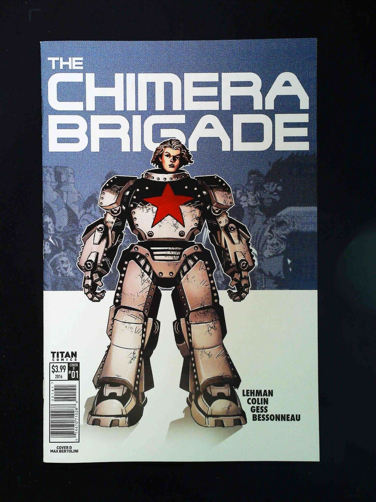 Chimera Brigade #1D  Titan Comics 2016 Nm  Bertolini Variant