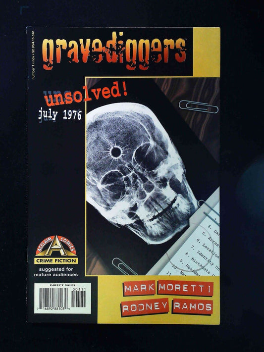 Gravediggers #1  Acclaim Comics 1996 Vf/Nm