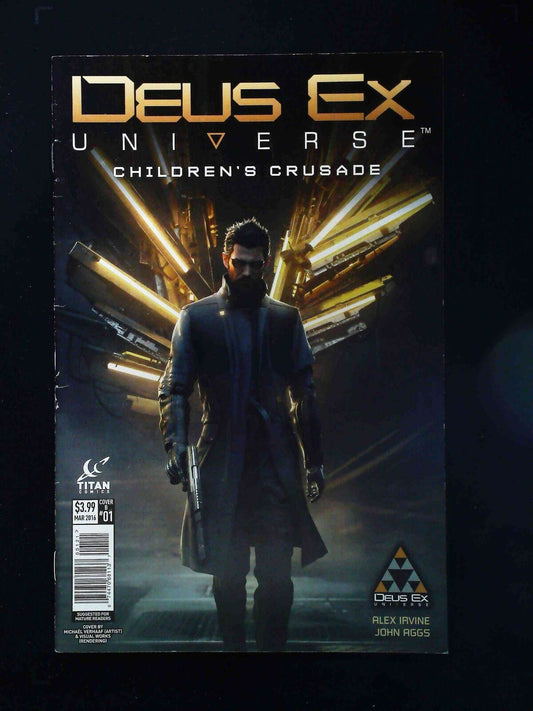 Deus Ex #1B  Titan Comics 2016 Vf  Verhaaf/Works Variant