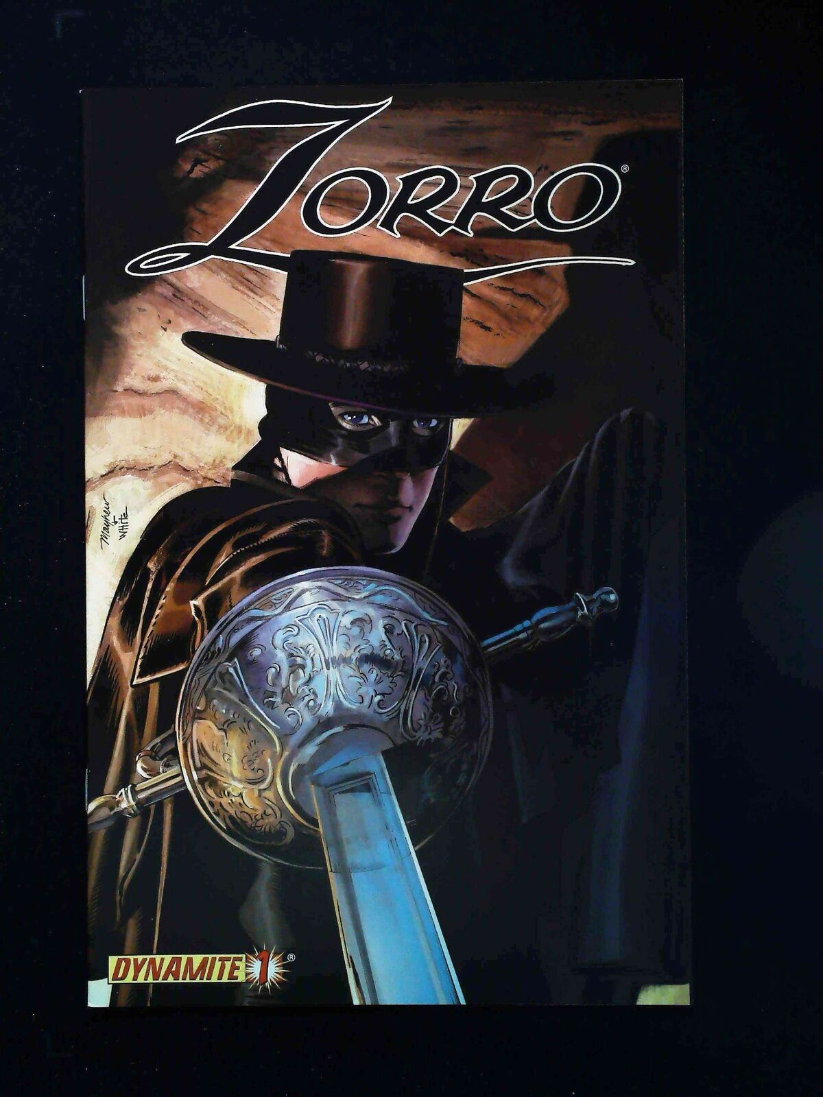 Zorro #1B  Dynamite Comics 2008 Vf/Nm  Mayhew Variant