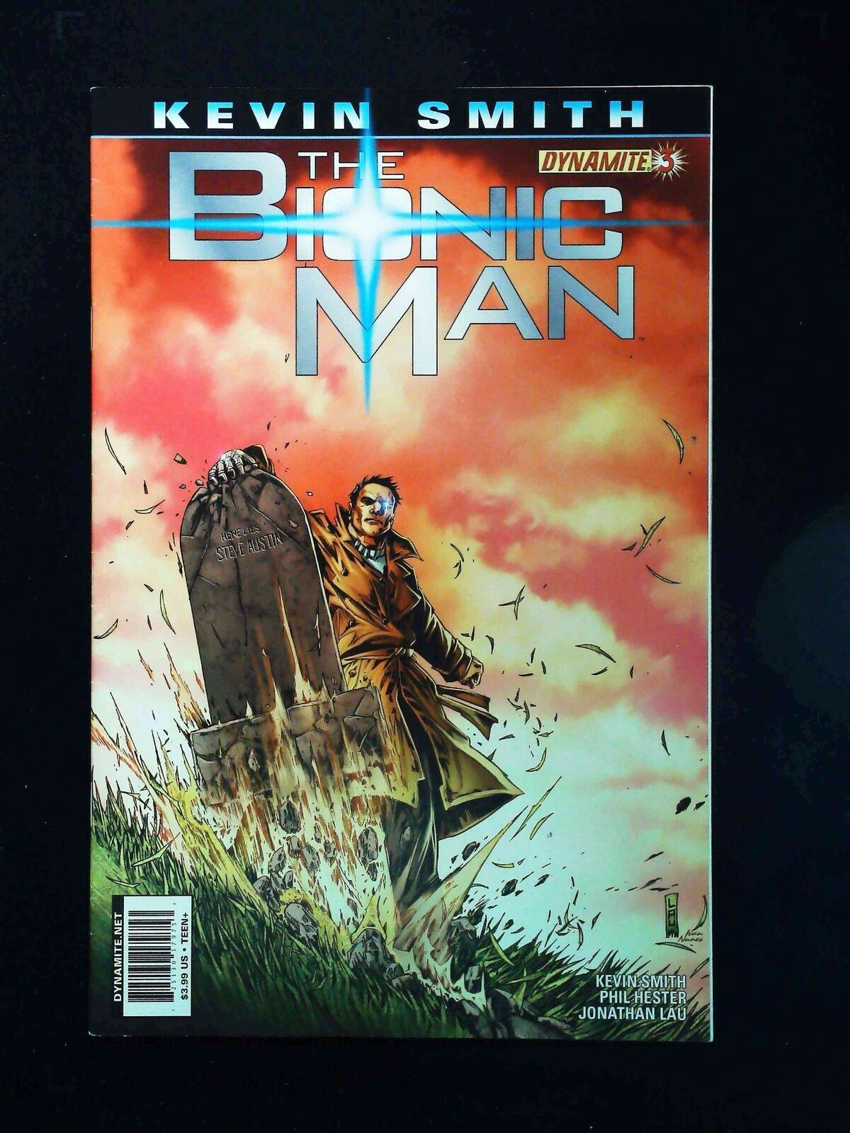 Bionic Man  #3B  Dynamite Comics 2011 Vf+  Lau Variant