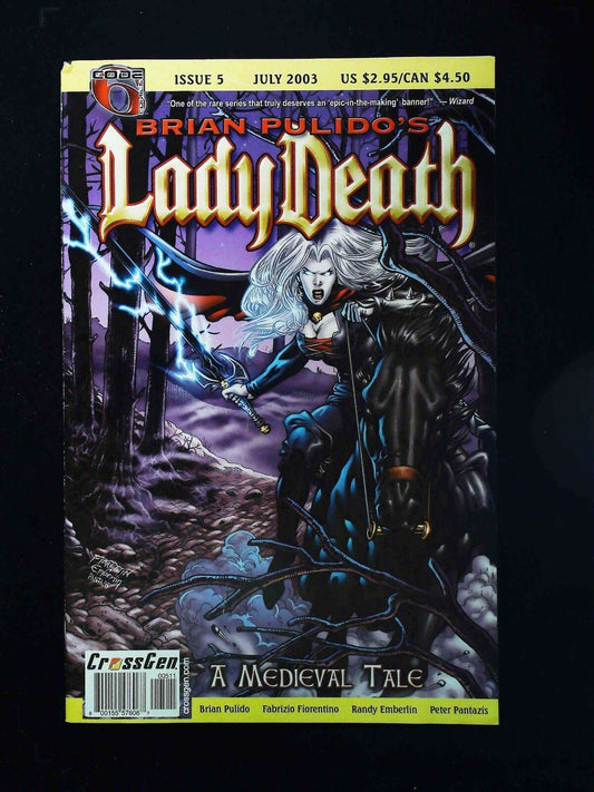 Lady Death  Madieval Tale #5  Crossgen Comics 2003 Vf