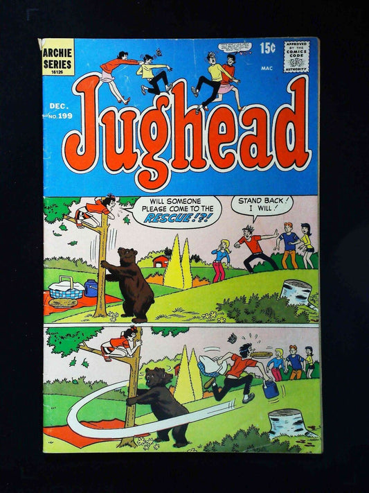 Jughead #199  Archie Comics 1971 Fn+