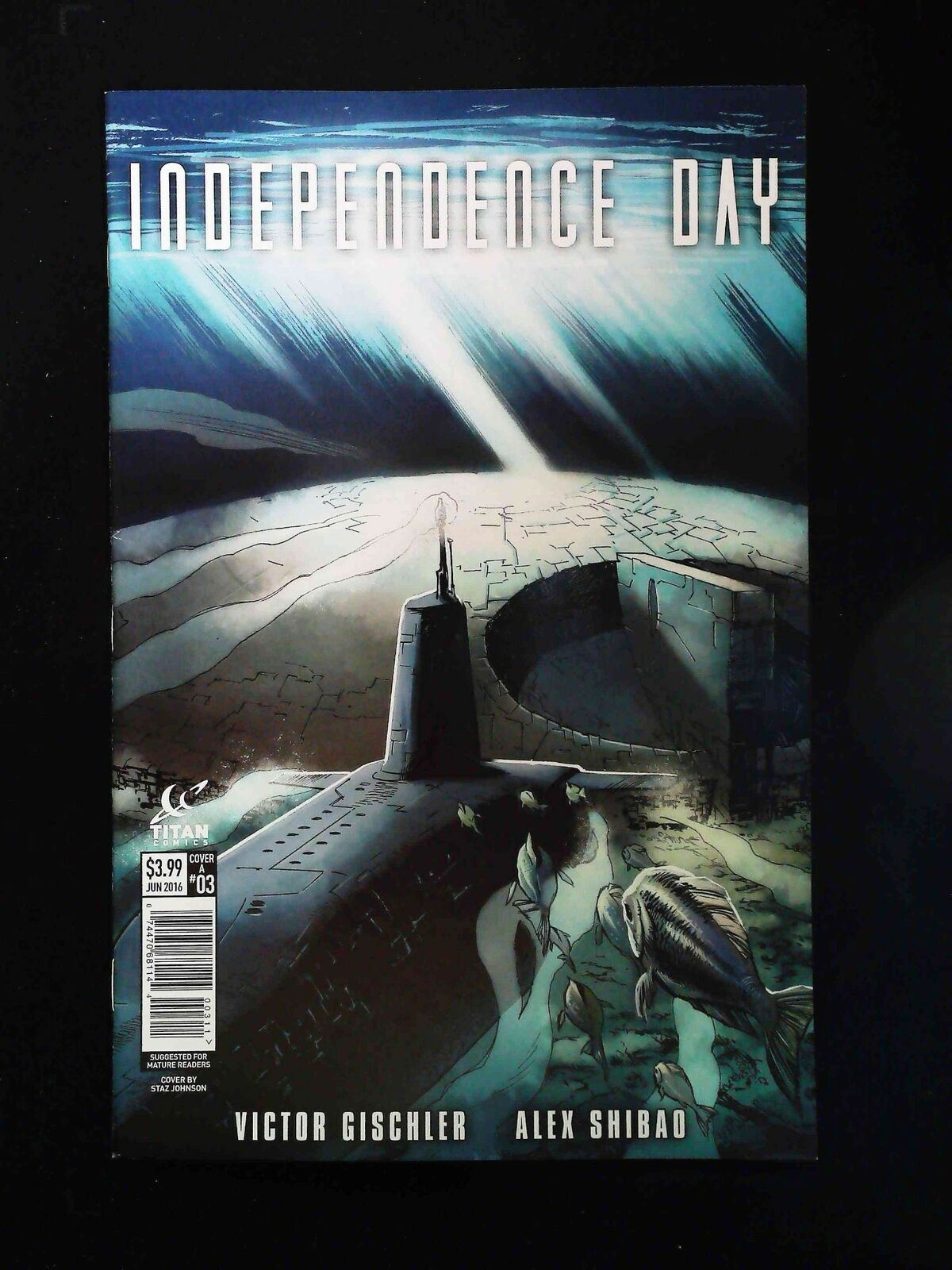 Independence Day #3  Titan Comics 2016 Vf/Nm