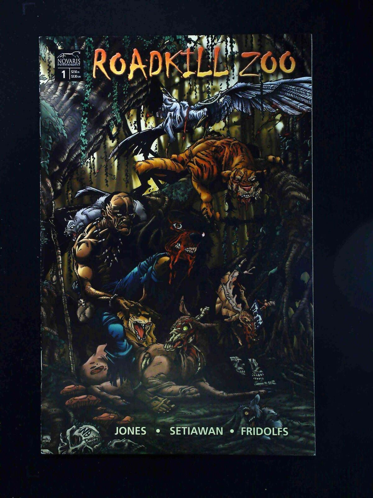 Roadkill Zoo #1-1St  Novaris Comics 2008 Vf+  Variant Cover