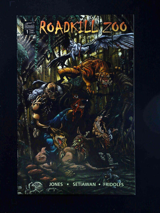 Roadkill Zoo #1-1St  Novaris Comics 2008 Vf+  Variant Cover