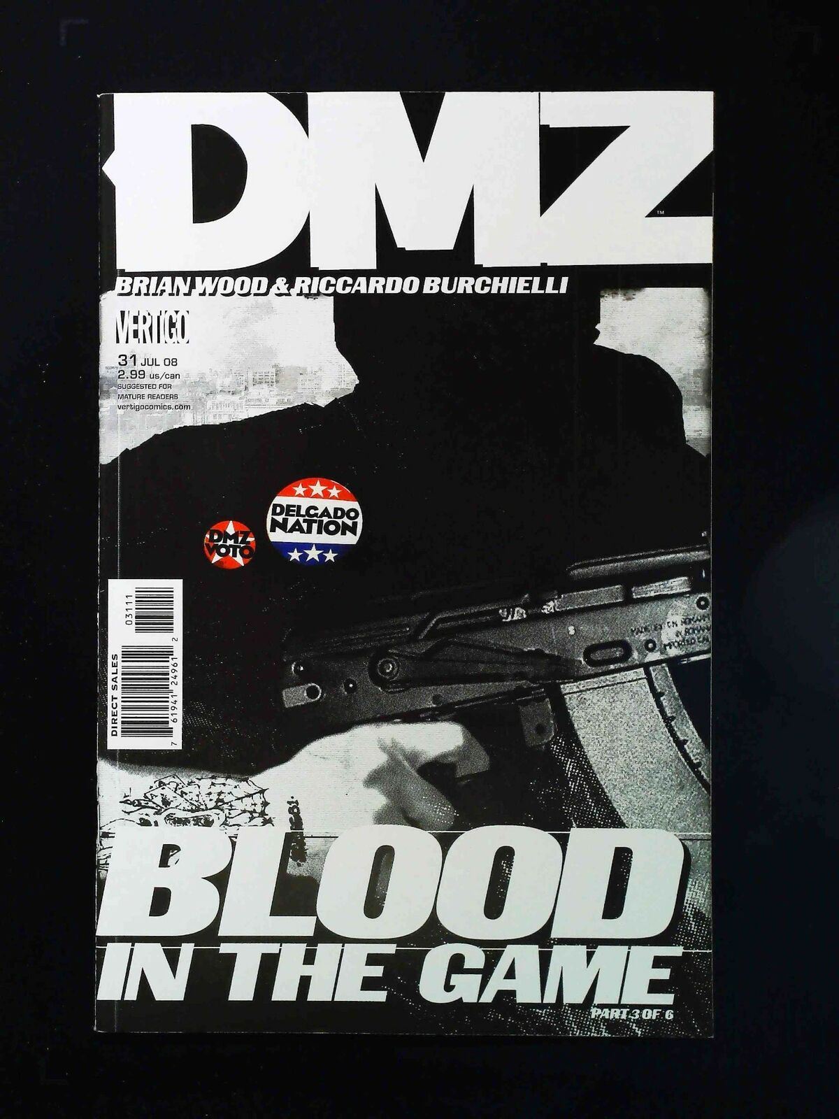 Dmz #31  Dc/Vertigo Comics 2008 Vf/Nm