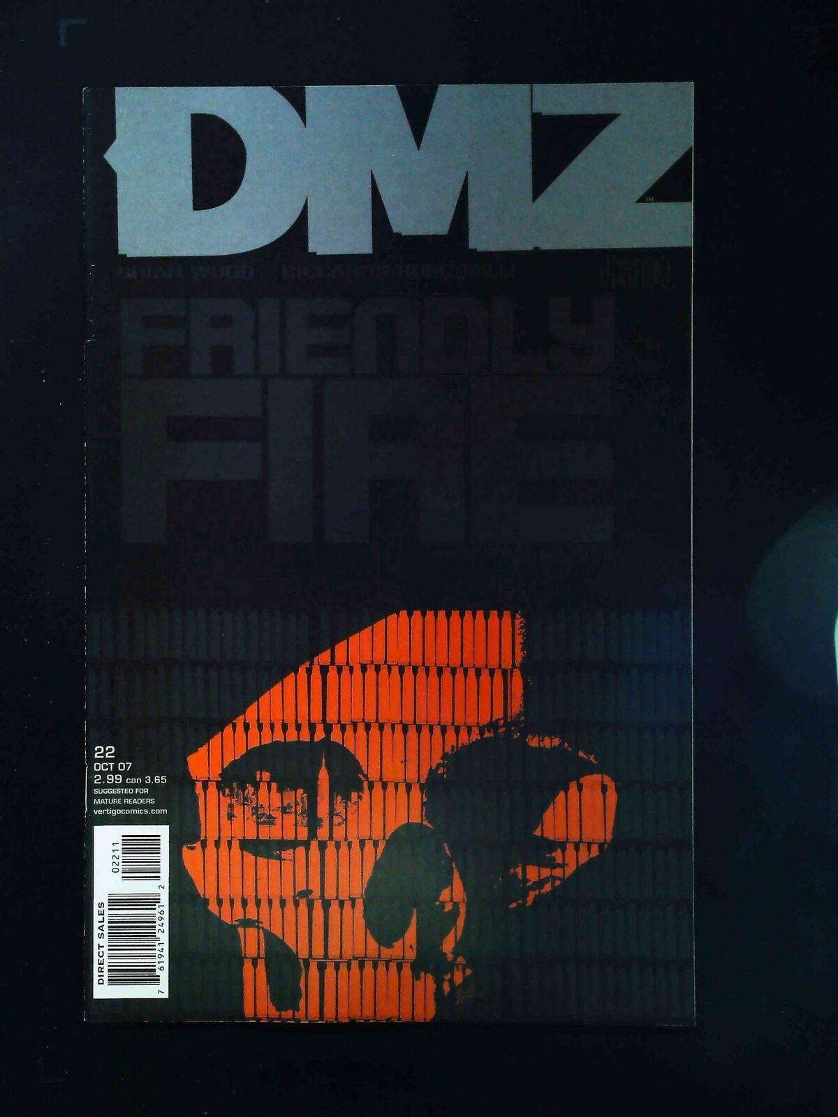 Dmz #22  Dc/Vertigo Comics 2007 Vf+