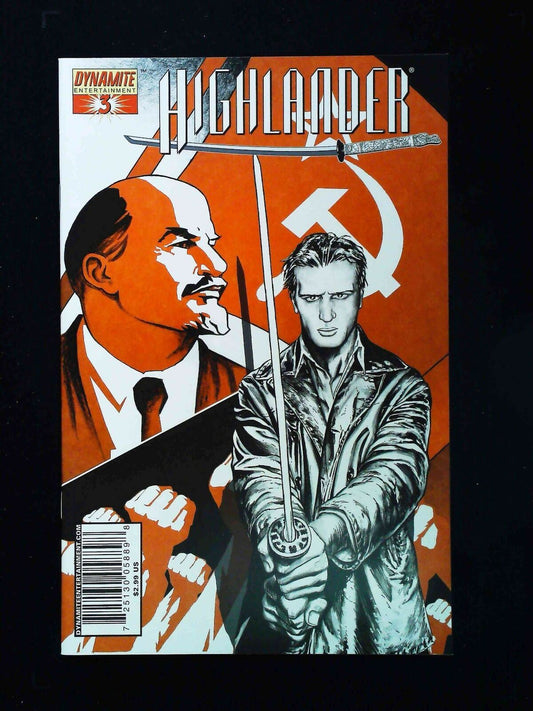Highlander #3B  Dynamite Comics 2007 Nm+  Sadowski Variant
