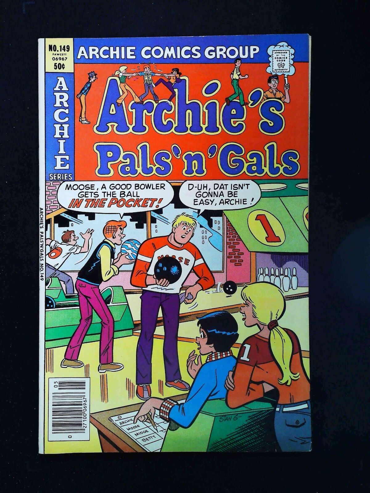 Archie'S Pals 'N' Gals #149  Archie Comics 1981 Vf+