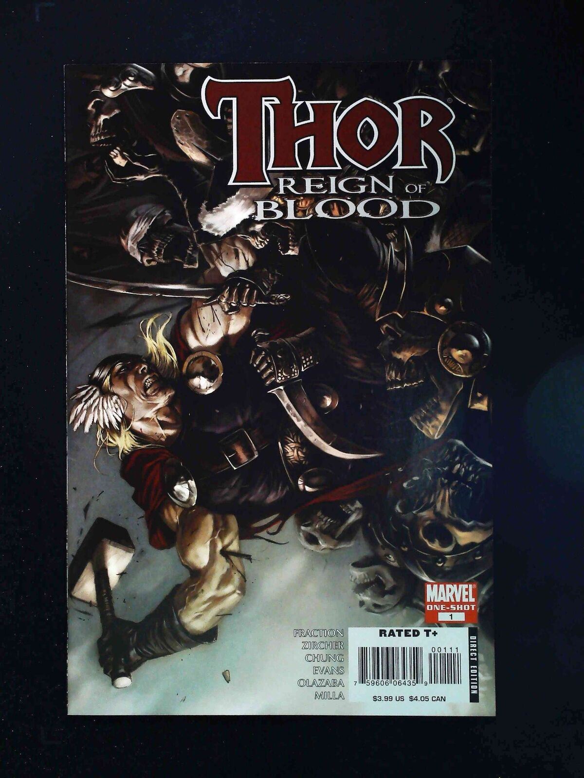 Thor Reign Of Blood #1  Marvel Comics 2008 Vf/Nm