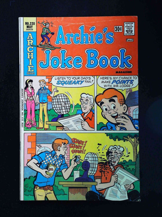 Archie'S Joke Book #220  Archie Comics 1976 Fn/Vf
