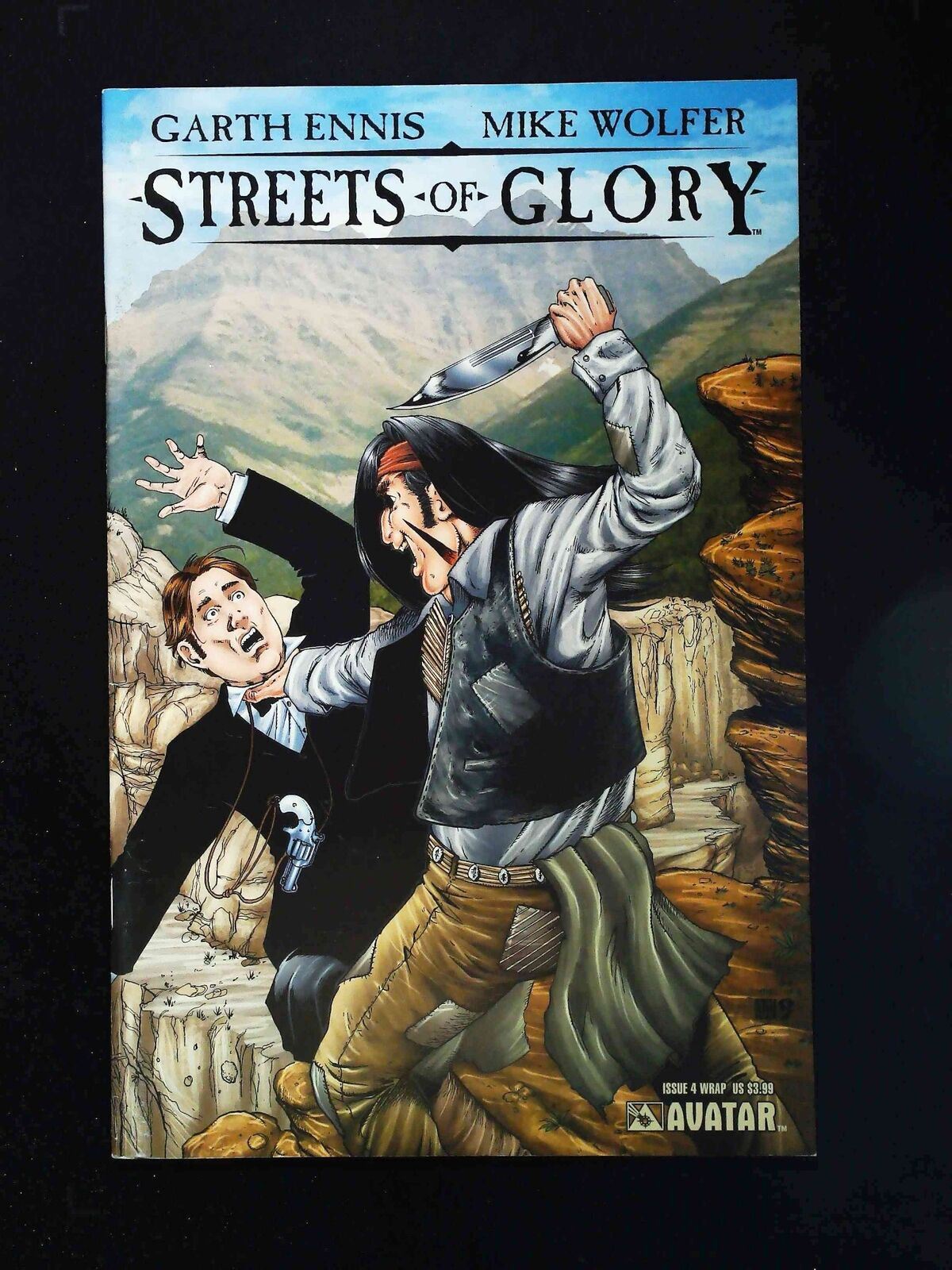 Streets Of Glory #4B  Avatar Comics 2008 Vf+  Wrap-Around Cover