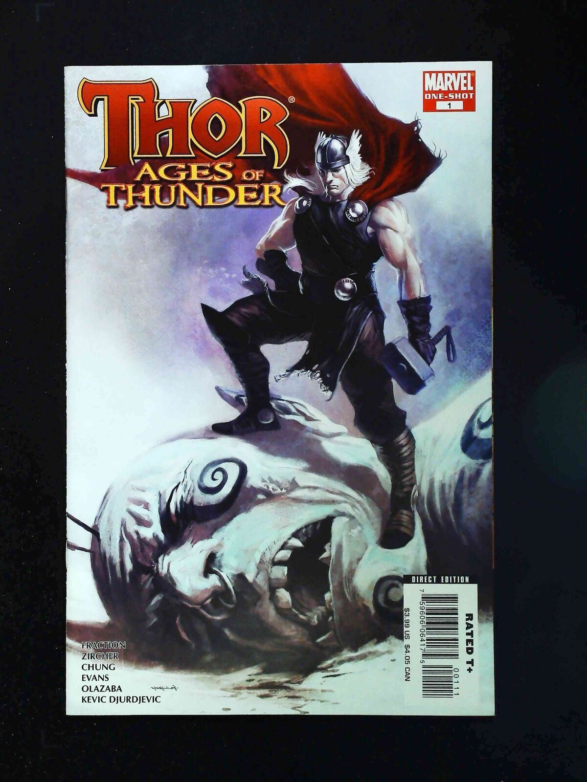 Thor Ages Of Thunder #1  Marvel Comics 2008 Vf/Nm