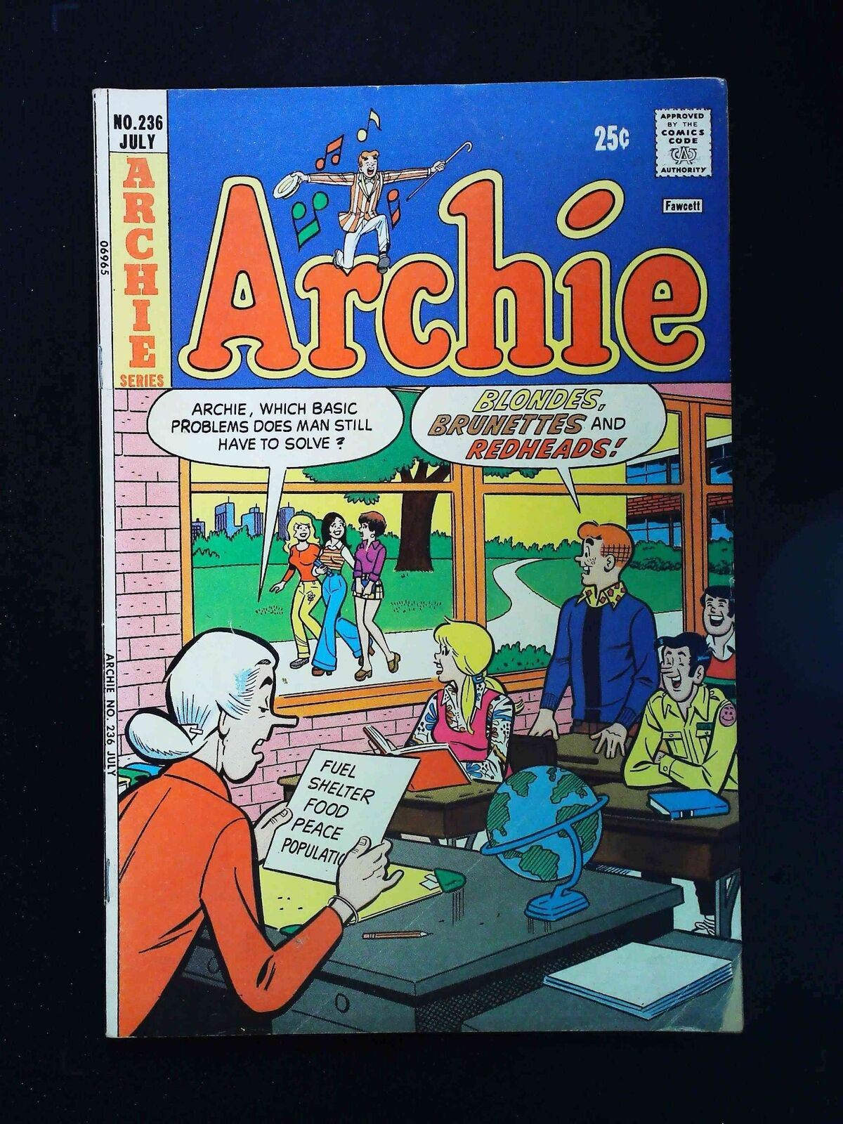 Archie #236  Archie Comics 1974 Fn-