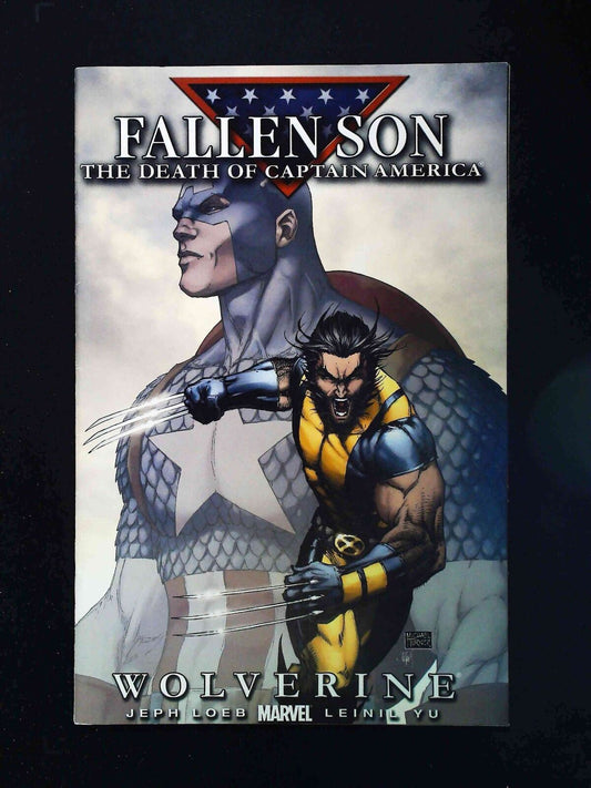 Fallen Son Death Of Captain America #1B  Marvel Comics 2007 Vf  Turner Variant