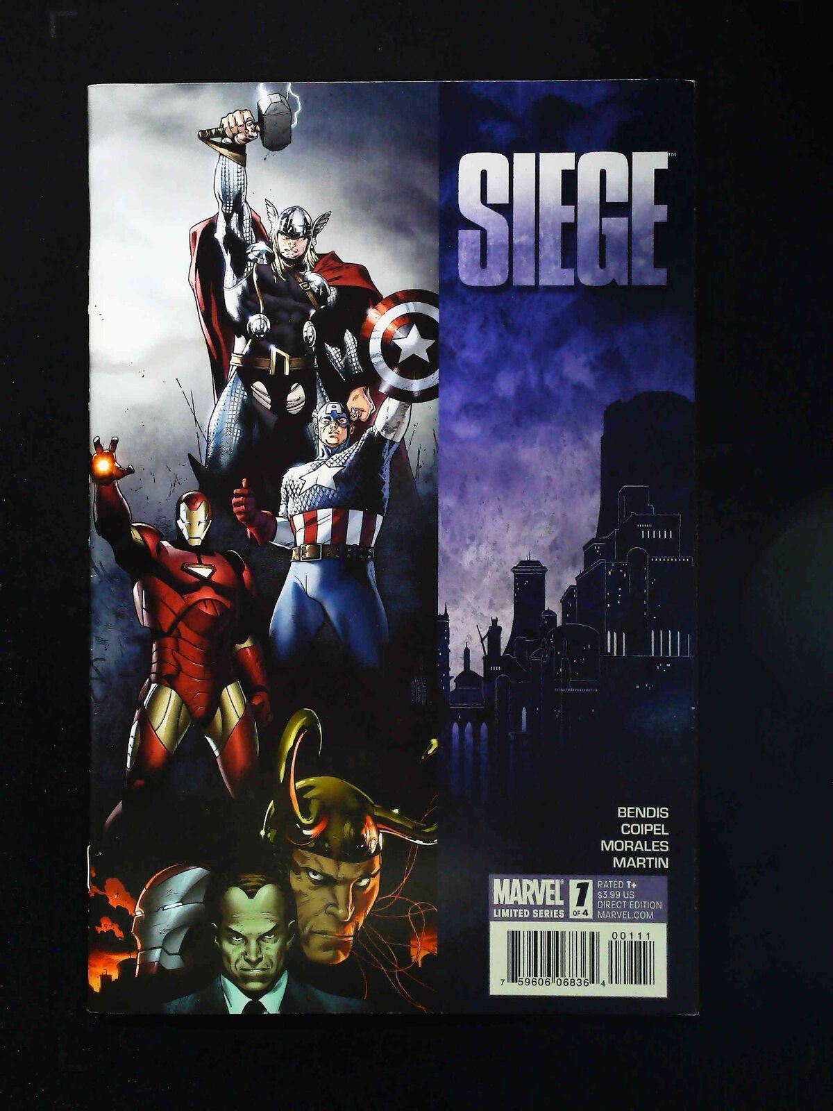 Siege #1  Marvel Comics 2010 Vf+