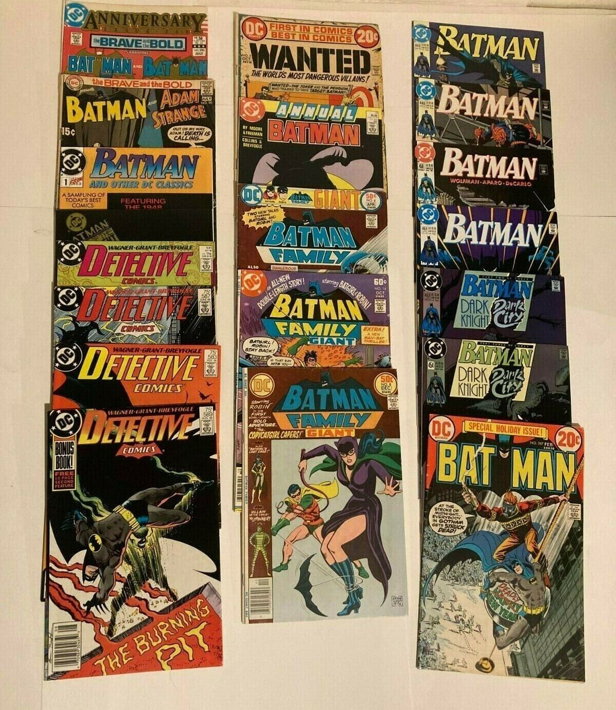 Prime Mixed Vintage Dc Only Mixed Comics Lot (Read Description) Vf+ To Nm+