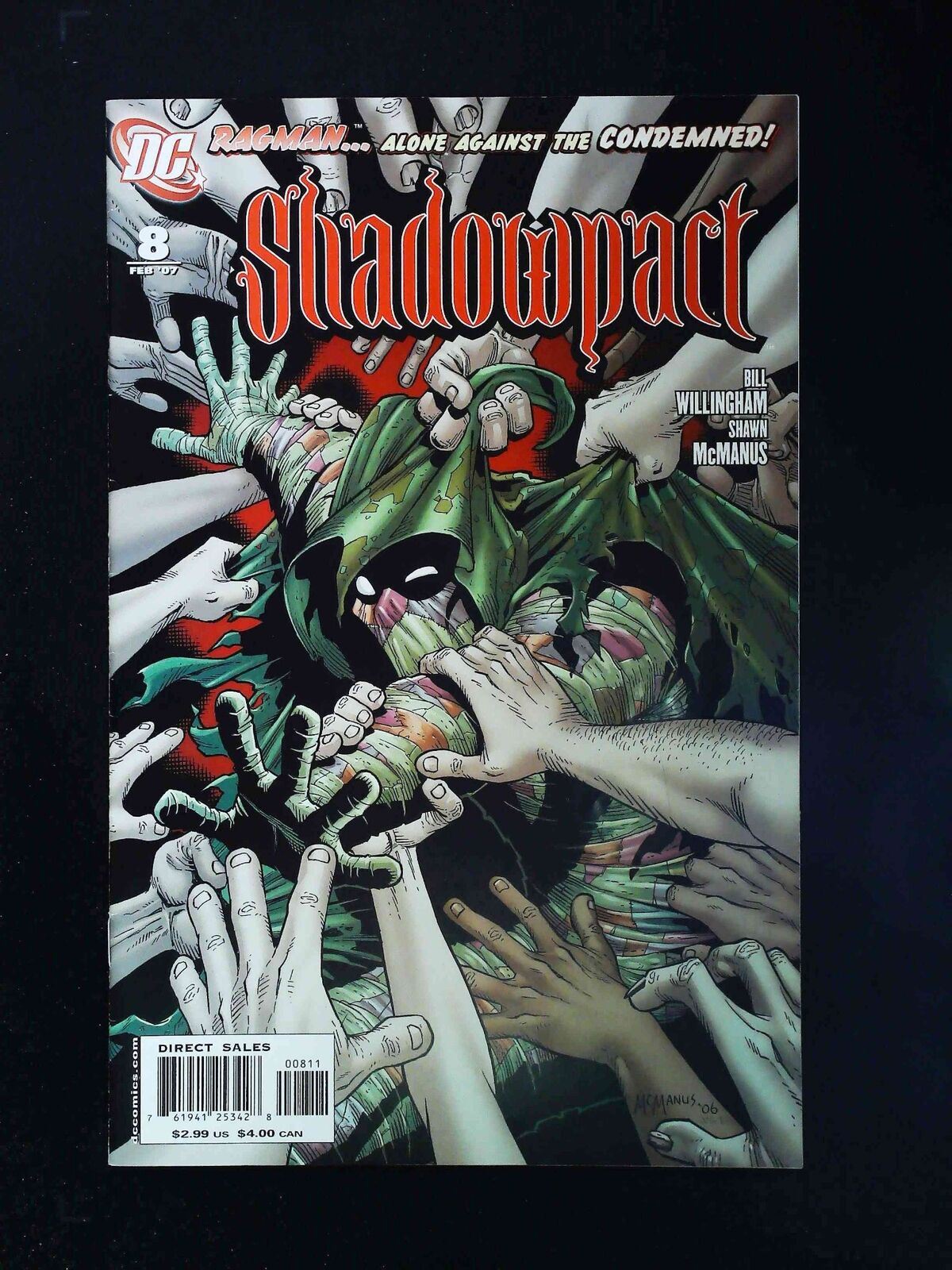 Shadowpact #8  Dc Comics 2007 Vf+