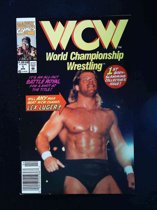 Wcw World Championship Wrestling #1  Marvel Comics 1992 Vf Newsstand