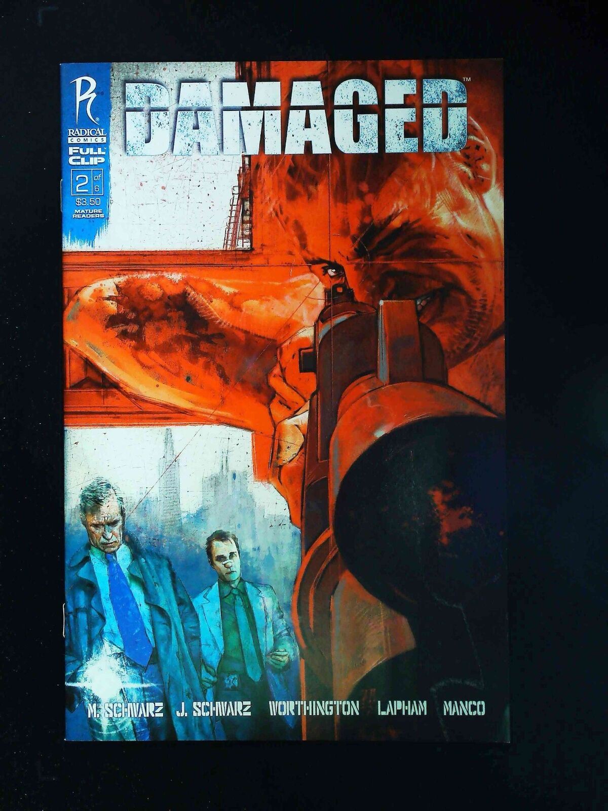 Damaged #2  Radical Comics 2011 Nm-