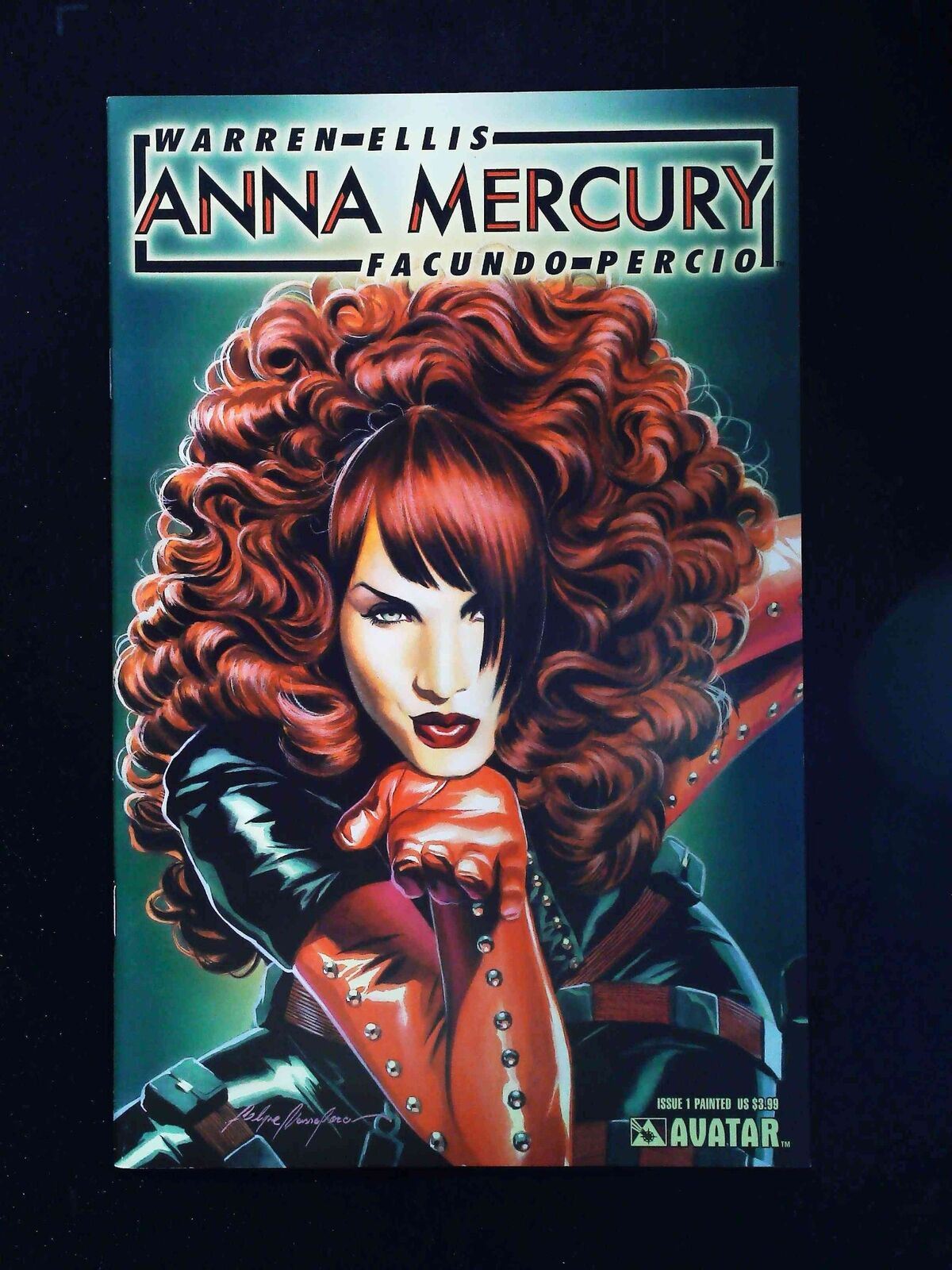 Anna Mercury #1C  Avatar Comics 2008 Vf+  Massafera Variant