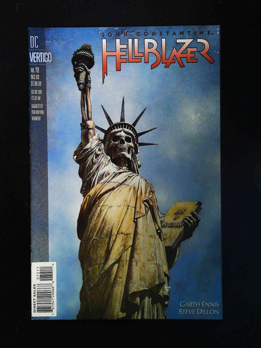 Hellblazer  #72  Dc/Vertigo Comics 1993 Nm-