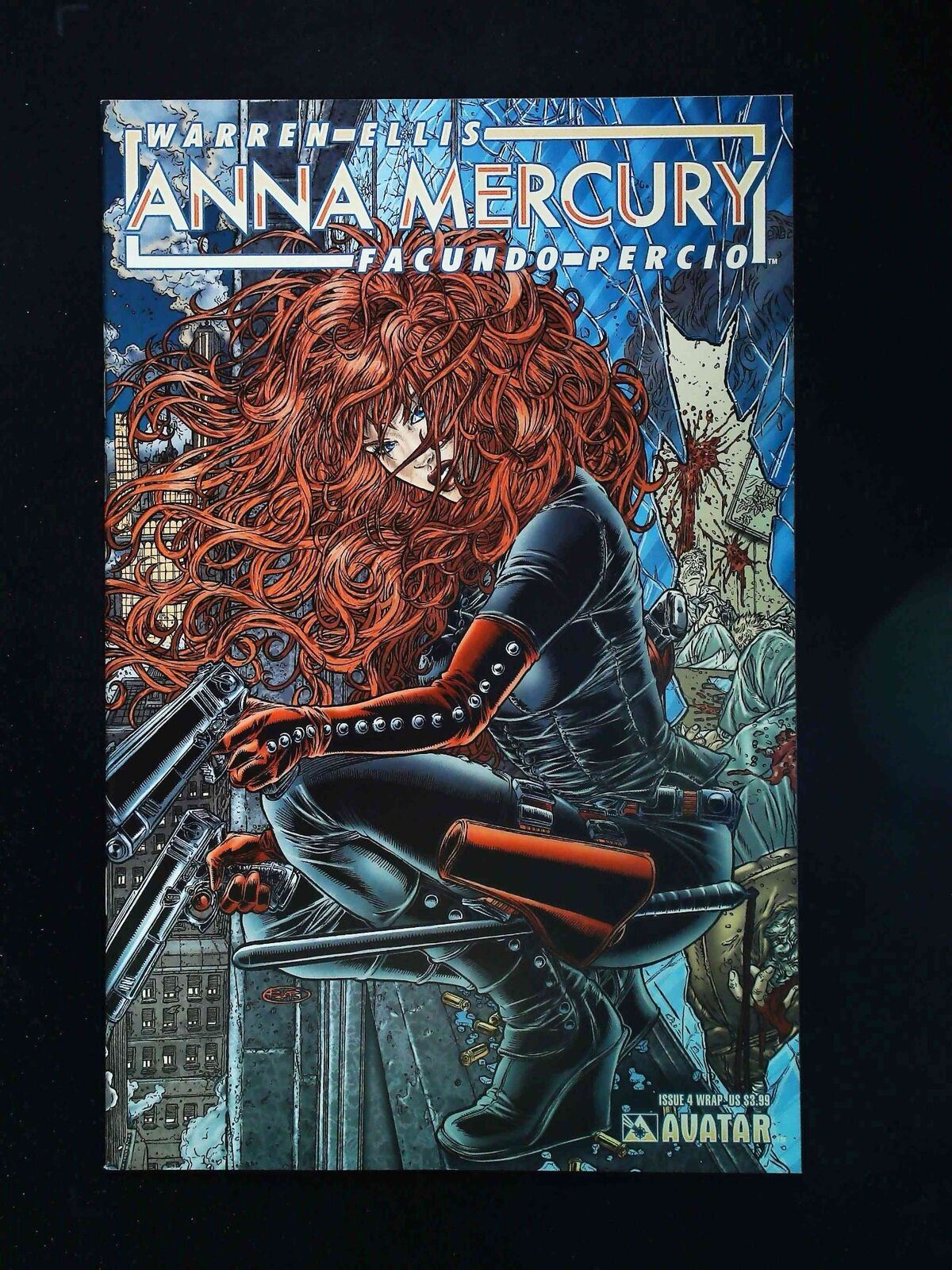 Anna Mercury #4B  Avatar Comics 2008 Nm  Ryp,Ellis,Warren Ellis Variant