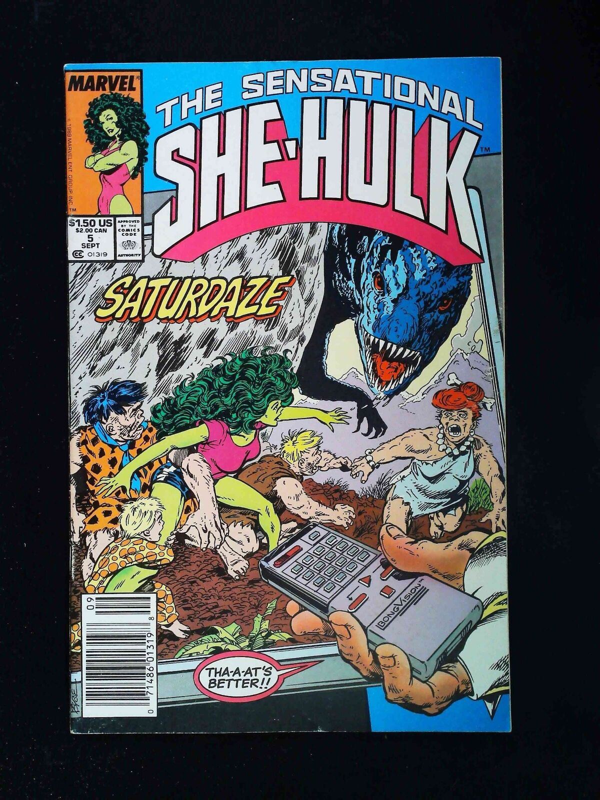 Sensational She-Hulk #5  Marvel Comics 1989 Fn/Vf Newsstand