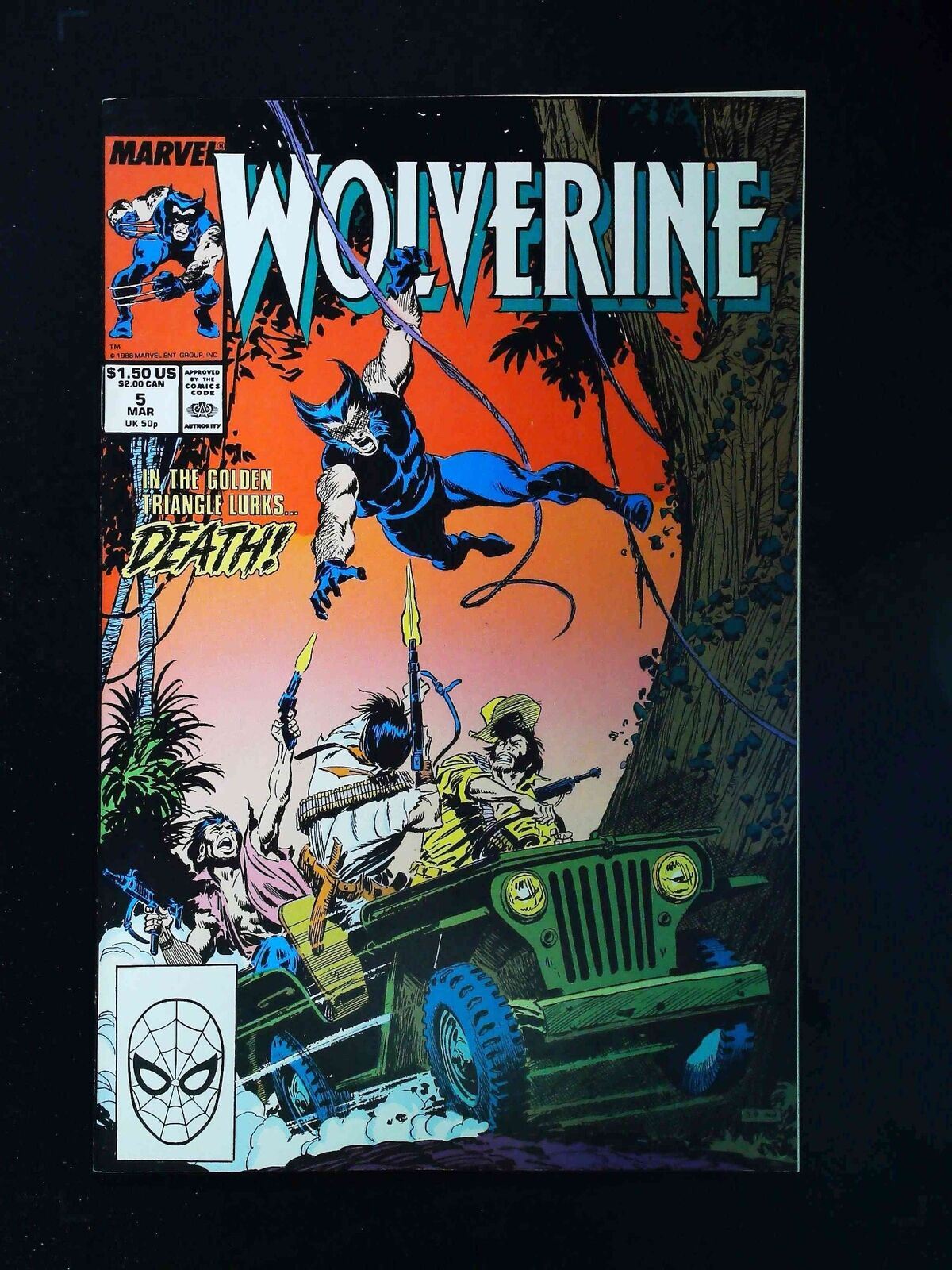 Wolverine #5  Marvel Comics 1989 Vf/Nm