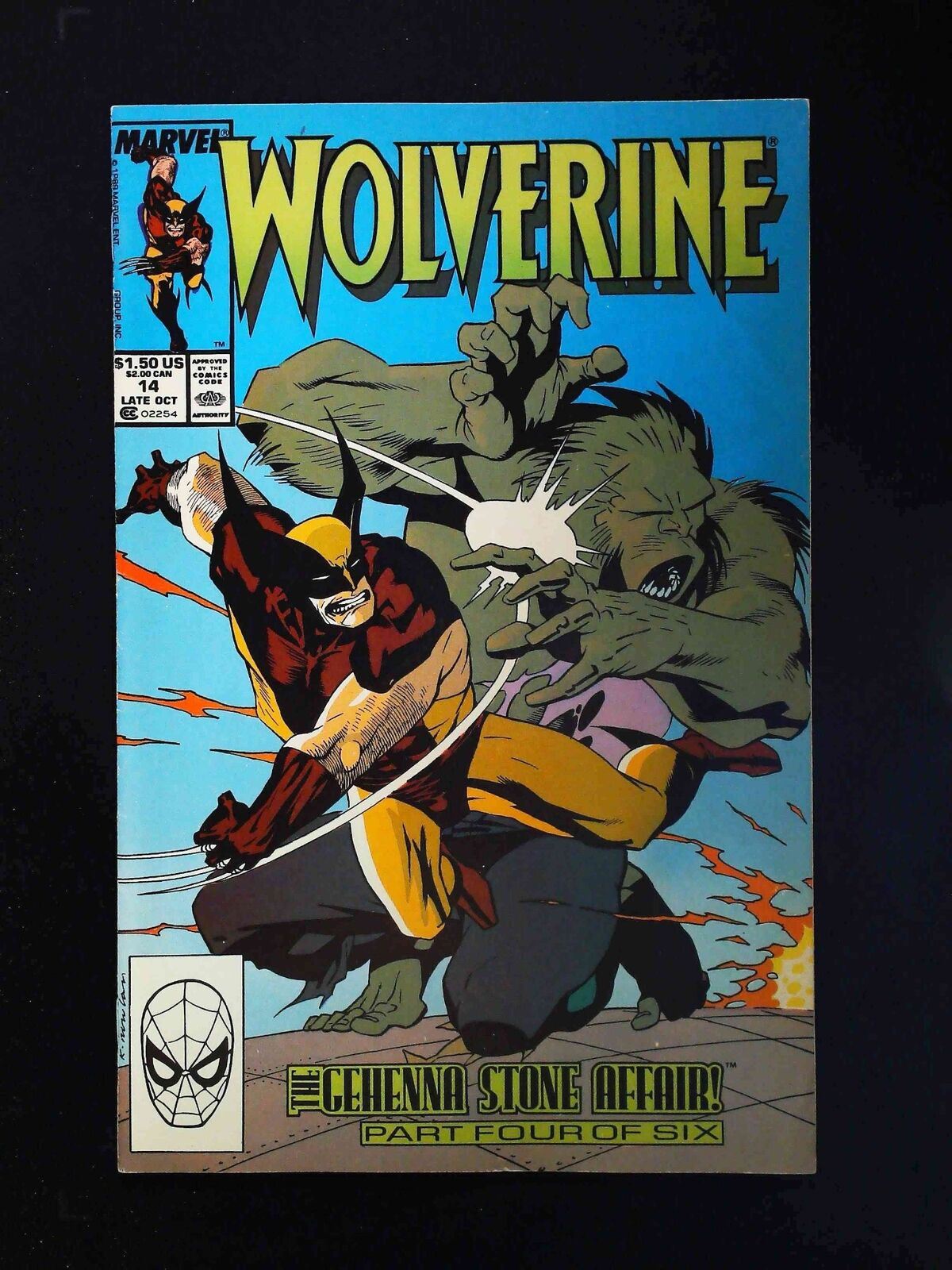 Wolverine #14  Marvel Comics 1989 Vf-
